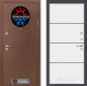 Входная металлическая Дверь Лабиринт (LABIRINT) Термо Магнит 25 Белый софт в Краснознаменске