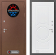 Входная металлическая Дверь Лабиринт (LABIRINT) Термо Магнит 23 Белый софт в Краснознаменске