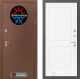 Входная металлическая Дверь Лабиринт (LABIRINT) Термо Магнит 11 Белый софт в Краснознаменске