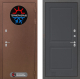 Входная металлическая Дверь Лабиринт (LABIRINT) Термо Магнит 11 Графит софт в Краснознаменске