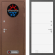 Входная металлическая Дверь Лабиринт (LABIRINT) Термо Магнит 13 Белый софт в Краснознаменске