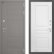 Входная металлическая Дверь Лабиринт (LABIRINT) Формо 03 Белый софт в Краснознаменске
