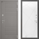 Входная металлическая Дверь Лабиринт (LABIRINT) Формо 24 Белый софт в Краснознаменске