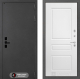 Входная металлическая Дверь Лабиринт (LABIRINT) Acustic 03 Белый софт в Краснознаменске