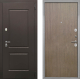 Входная металлическая Дверь Интекрон (INTECRON) Кампо Гладкая шпон Венге коричневый в Краснознаменске