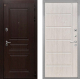 Входная металлическая Дверь Интекрон (INTECRON) Брайтон Тиковое Дерево ФЛ-102 Сосна белая в Краснознаменске