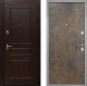 Входная металлическая Дверь Интекрон (INTECRON) Брайтон Тиковое Дерево Гладкая Гранж в Краснознаменске