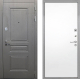 Входная металлическая Дверь Интекрон (INTECRON) Брайтон Графит Гладкая Силк Сноу в Краснознаменске