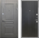 Входная металлическая Дверь Интекрон (INTECRON) Брайтон Графит ФЛ-295 Лофт черный в Краснознаменске
