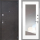 Дверь Интекрон (INTECRON) Сенатор Лучи ФЛЗ-120-М Зеркало Белый матовый в Краснознаменске