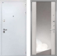 Входная металлическая Дверь Интекрон (INTECRON) Колизей White ФЛЗ-516 Зеркало Сосна белая в Краснознаменске