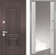 Входная металлическая Дверь Интекрон (INTECRON) Италия ФЛЗ-516 Зеркало Сосна белая в Краснознаменске