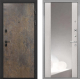 Входная металлическая Дверь Интекрон (INTECRON) Профит Black Гранж ФЛЗ-516 Зеркало Сосна белая в Краснознаменске