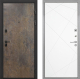 Входная металлическая Дверь Интекрон (INTECRON) Профит Black Гранж Лучи-М Софт милк в Краснознаменске