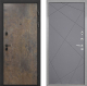 Входная металлическая Дверь Интекрон (INTECRON) Профит Black Гранж Лучи-М Графит софт в Краснознаменске