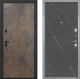 Входная металлическая Дверь Интекрон (INTECRON) Профит Black Гранж Гладкая Гранит лава оникс в Краснознаменске