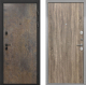 Входная металлическая Дверь Интекрон (INTECRON) Профит Black Гранж Гладкая Дуб турин в Краснознаменске