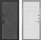 Входная металлическая Дверь Интекрон (INTECRON) Профит Black Гранит Лава Оникс В-07 с молдингом Лофт белый в Краснознаменске