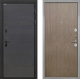 Входная металлическая Дверь Интекрон (INTECRON) Профит Black Эковенге Гладкая шпон Венге коричневый в Краснознаменске
