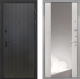 Входная металлическая Дверь Интекрон (INTECRON) Профит Black ФЛ-295 ФЛЗ-516 Зеркало Сосна белая в Краснознаменске