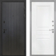 Входная металлическая Дверь Интекрон (INTECRON) Профит Black ФЛ-295 ФЛ-243 Белый матовый в Краснознаменске