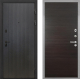 Входная металлическая Дверь Интекрон (INTECRON) Профит Black ФЛ-295 Гладкая Эковенге поперечный в Краснознаменске