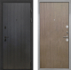 Входная металлическая Дверь Интекрон (INTECRON) Профит Black ФЛ-295 Гладкая шпон Венге коричневый в Краснознаменске