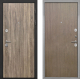 Входная металлическая Дверь Интекрон (INTECRON) Гектор Дуб Турин Гладкая шпон Венге коричневый в Краснознаменске