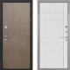 Входная металлическая Дверь Интекрон (INTECRON) Гектор Венге Коричневый В-07 с молдингом Лофт белый в Краснознаменске