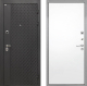 Входная металлическая Дверь Интекрон (INTECRON) Олимпия Black 4К Гладкая Силк Сноу в Краснознаменске