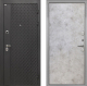 Входная металлическая Дверь Интекрон (INTECRON) Олимпия Black 4К Гладкая Мрамор светлый в Краснознаменске