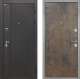 Входная металлическая Дверь Интекрон (INTECRON) Олимпия Black 4К Гладкая Гранж в Краснознаменске
