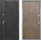 Входная металлическая Дверь Интекрон (INTECRON) Олимпия Black 4К Гладкая шпон Венге коричневый в Краснознаменске