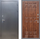 Входная металлическая Дверь Рекс (REX) 11 FL-33 орех тисненый в Краснознаменске