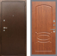 Входная металлическая Дверь Рекс (REX) 1А Медный Антик FL-128 Морёная берёза в Краснознаменске