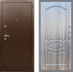 Входная металлическая Дверь Рекс (REX) 1А Медный Антик FL-128 Сандал грей в Краснознаменске