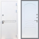 Входная металлическая Дверь Рекс (REX) 27 FL-128 Белый ясень в Краснознаменске