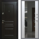 Входная металлическая Дверь Рекс (REX) Премиум-Н СБ-16 Зеркало Белый ясень в Краснознаменске