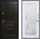 Входная металлическая Дверь Рекс (REX) Премиум-Н Зеркало Пастораль Белый ясень в Краснознаменске