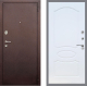 Входная металлическая Дверь Рекс (REX) 2 Медный Антик FL-128 Белый ясень в Краснознаменске