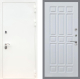 Входная металлическая Дверь Рекс (REX) 5 Белая Шагрень FL-33 Белый ясень в Краснознаменске