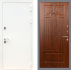 Входная металлическая Дверь Рекс (REX) 5 Белая Шагрень FL-58 Морёная берёза в Краснознаменске