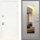 Входная металлическая Дверь Рекс (REX) 5 Белая Шагрень FLZ-120 Беленый дуб в Краснознаменске