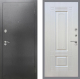 Входная металлическая Дверь Рекс (REX) 2А Серебро Антик FL-2 Лиственница беж в Краснознаменске