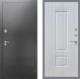 Входная металлическая Дверь Рекс (REX) 2А Серебро Антик FL-2 Сандал белый в Краснознаменске