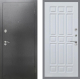 Дверь Рекс (REX) 2А Серебро Антик FL-33 Белый ясень в Краснознаменске