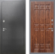 Входная металлическая Дверь Рекс (REX) 2А Серебро Антик FL-33 орех тисненый в Краснознаменске