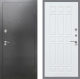 Входная металлическая Дверь Рекс (REX) 2А Серебро Антик FL-33 Силк Сноу в Краснознаменске