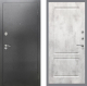 Входная металлическая Дверь Рекс (REX) 2А Серебро Антик FL-117 Бетон светлый в Краснознаменске
