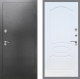 Дверь Рекс (REX) 2А Серебро Антик FL-128 Белый ясень в Краснознаменске